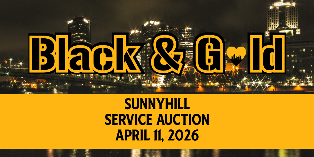 Black and Gold Auction Event Graphic