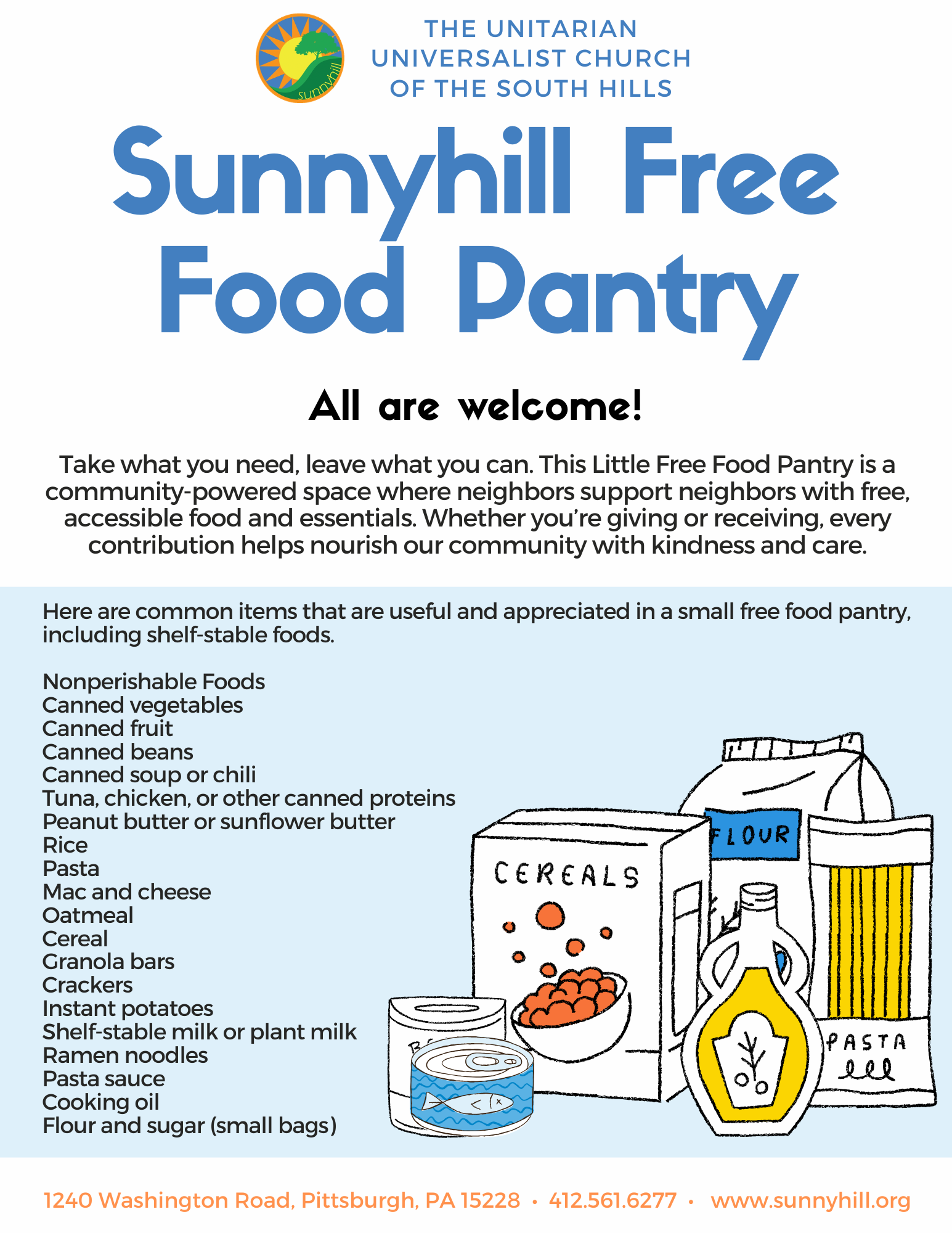 All are welcome!